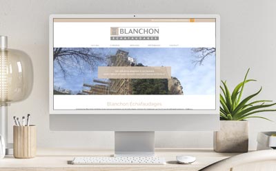 Un nouveau site WordPress pour Blanchon Échafaudages