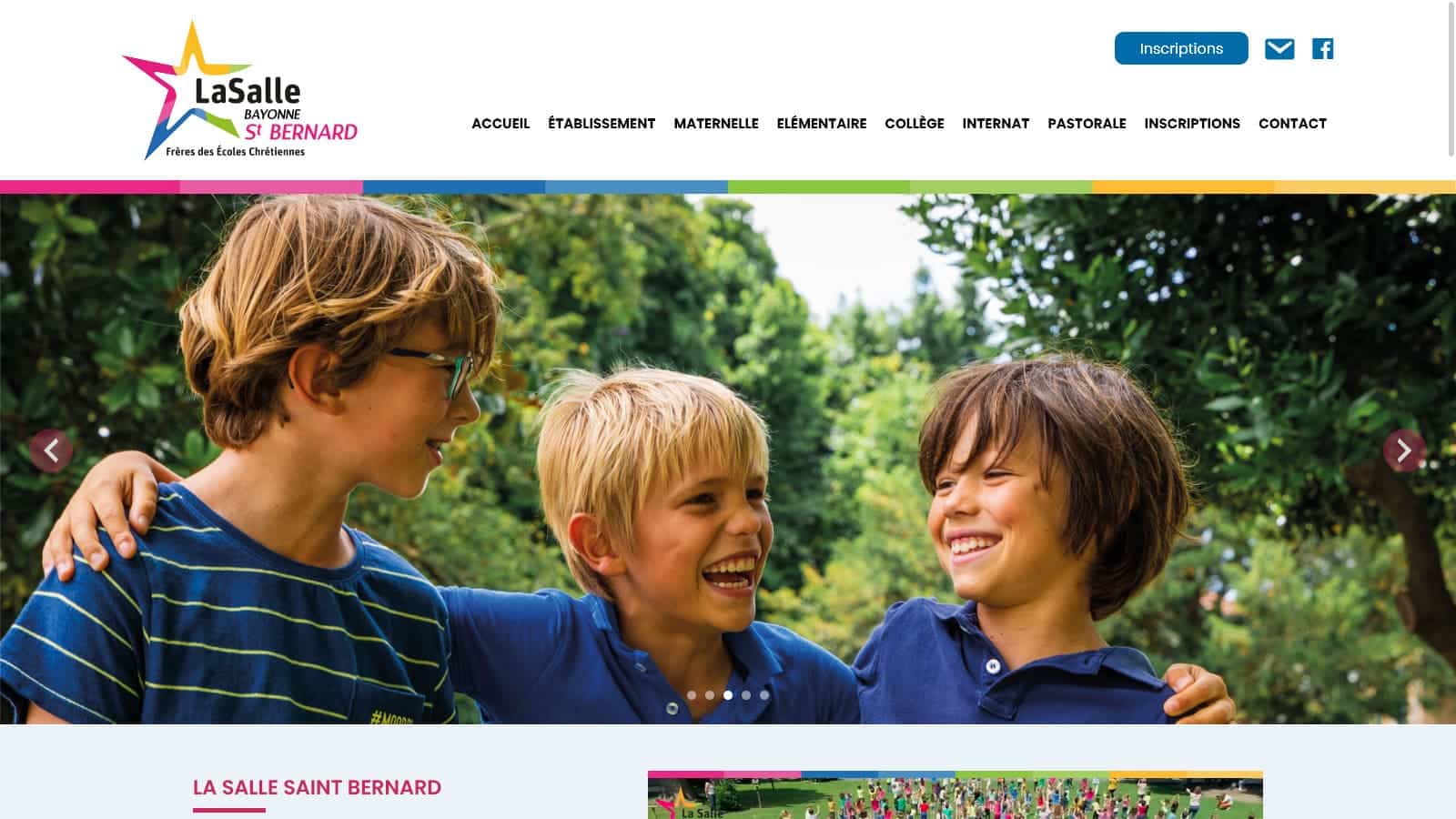 Création du site Internet WordPress sur mesure saint bernard Bayonne 2