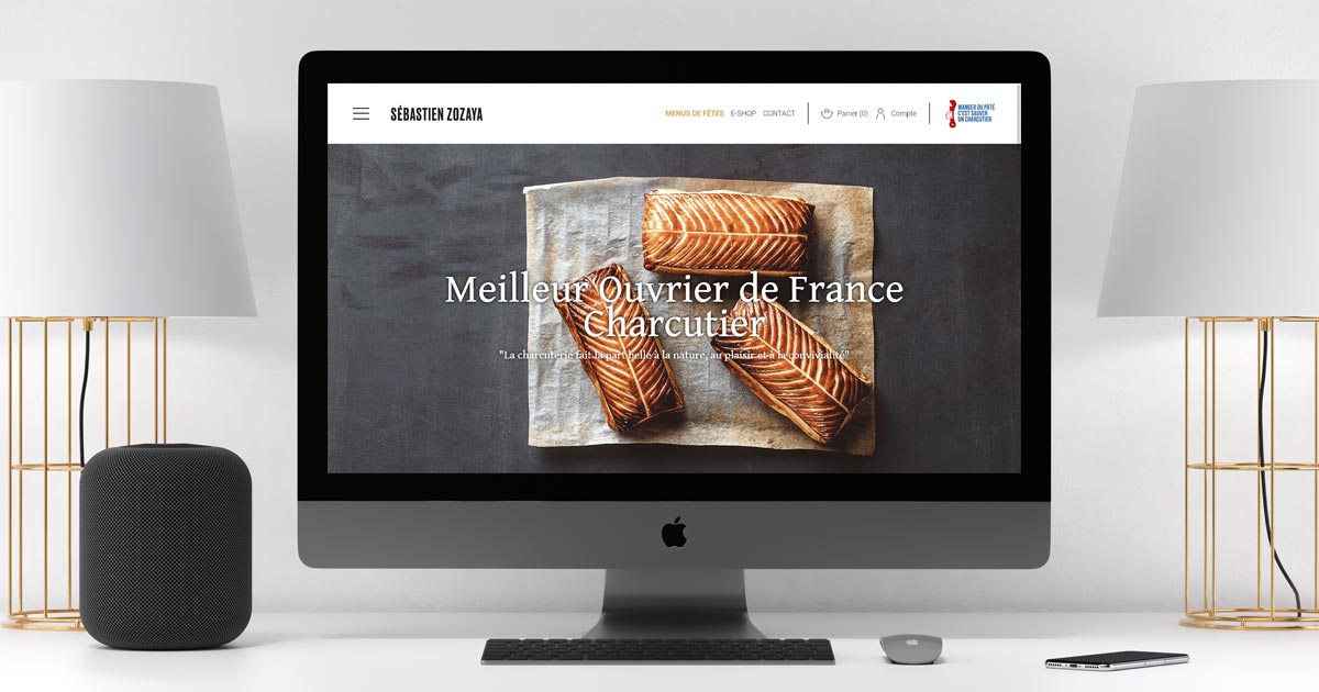 E-shop pour Sébastien Zozaya, Meilleur Ouvrier de France Charcutier