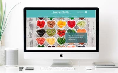 Laurence Murillo, diététicienne nutritionniste à Bayonne renouvelle son site Internet avec l'agence web REZO 21