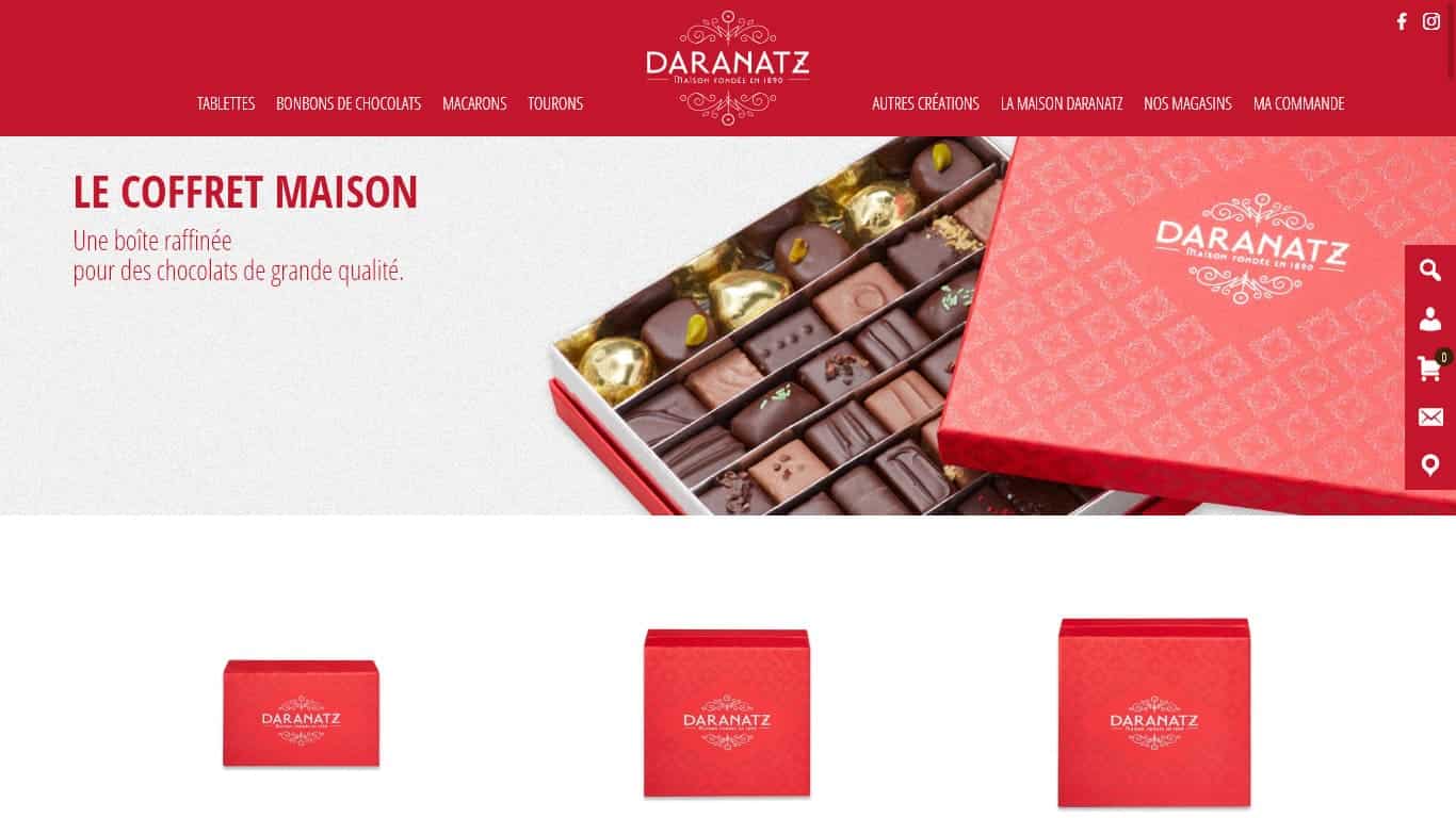 Création du site Internet WordPress sur mesure WooCommerce chocolatier Bayonne Biarritz 4