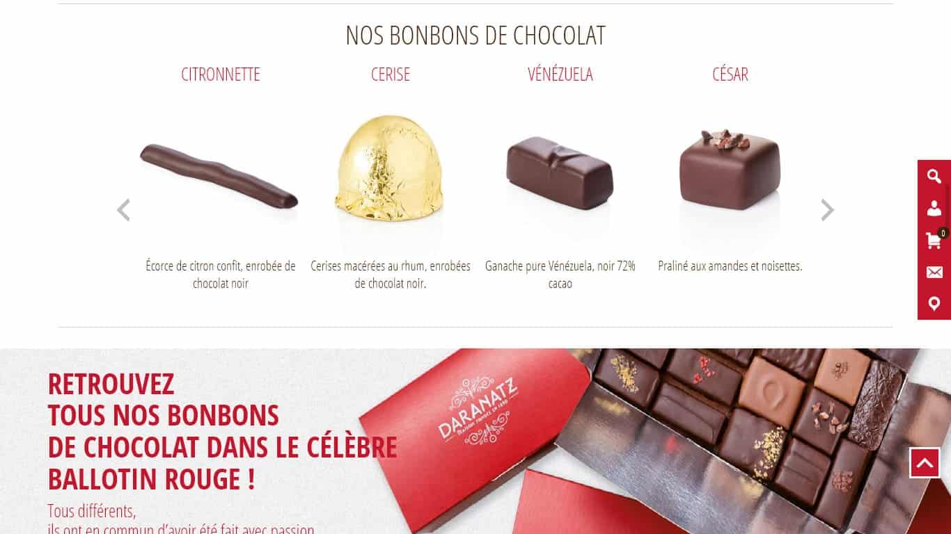 Création du site Internet WordPress sur mesure WooCommerce chocolatier Bayonne Biarritz 5