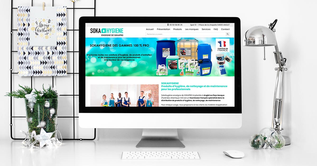 Nouveau logo et nouveau site Internet pour SOKA HYGIENE