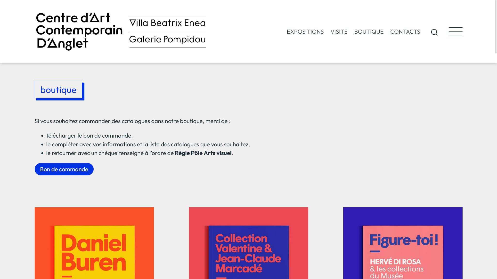 Création du site Internet WordPress sur mesure centre art contenporain Anglet 6