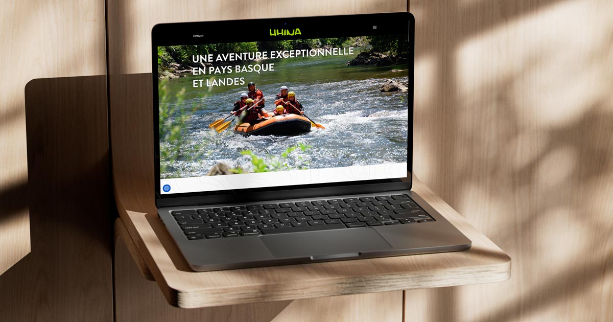 Création du site Internet WordPress sur mesure rafting Pays Basque principal