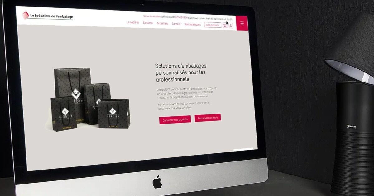 Fusion de 2 sites Internet pour construire la nouvelle boutique en ligne pour le spécialiste de l’emballage