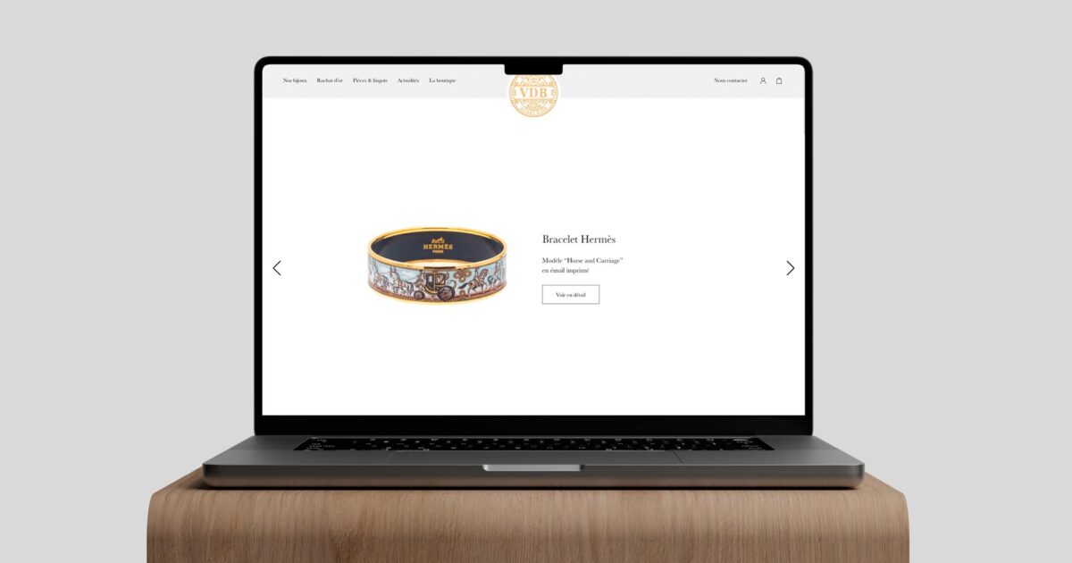 Nouvelle boutique en ligne pour VDB Bijouterie Bayonne