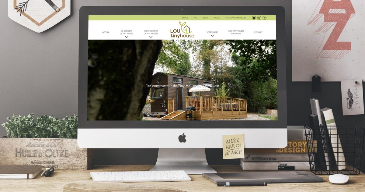 Lou Tiny House choisit la complémentarité des expertises locales pour la refonte de son site Internet