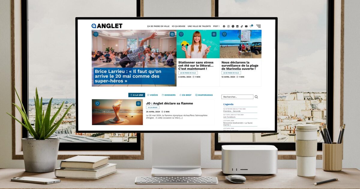 La ville d&rsquo;Anglet lance son magazine digital avec REZO 21