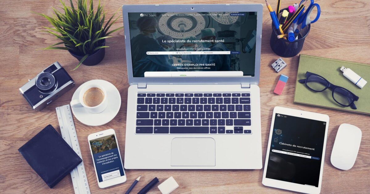 Refonte des 3 sites Internet du groupe de recrutement Phi RH