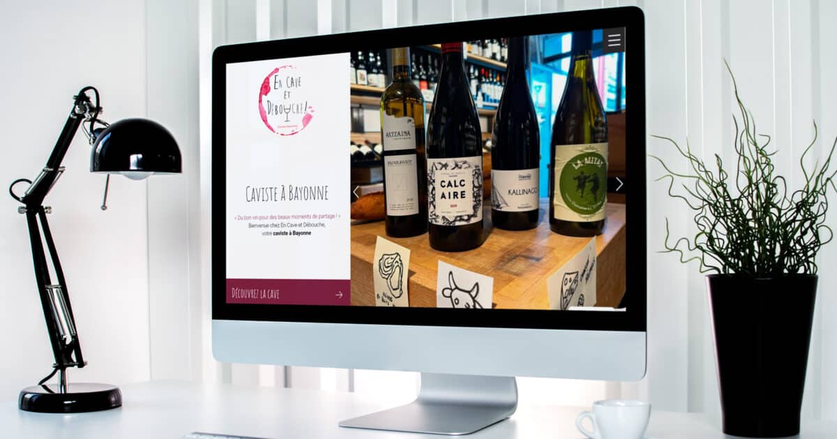REZO 21 refond le site du caviste de Bayonne En Cave et Débouche !