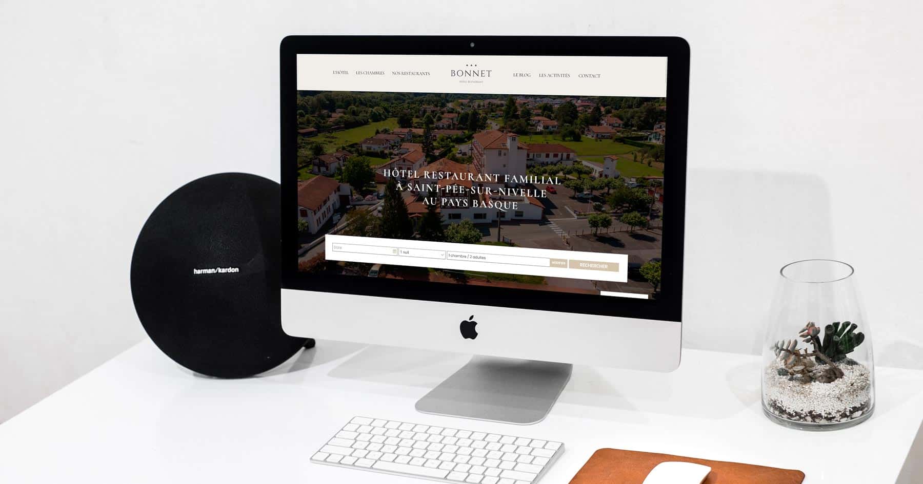 Développement du site Internet WordPress sur mesure pour Hôtel Bonnet