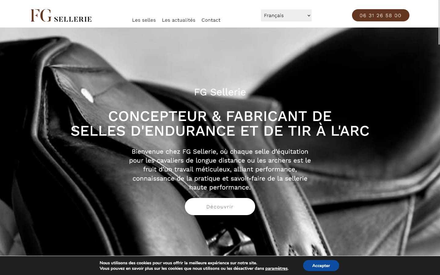 Site vitrine WordPress FG Sellerie