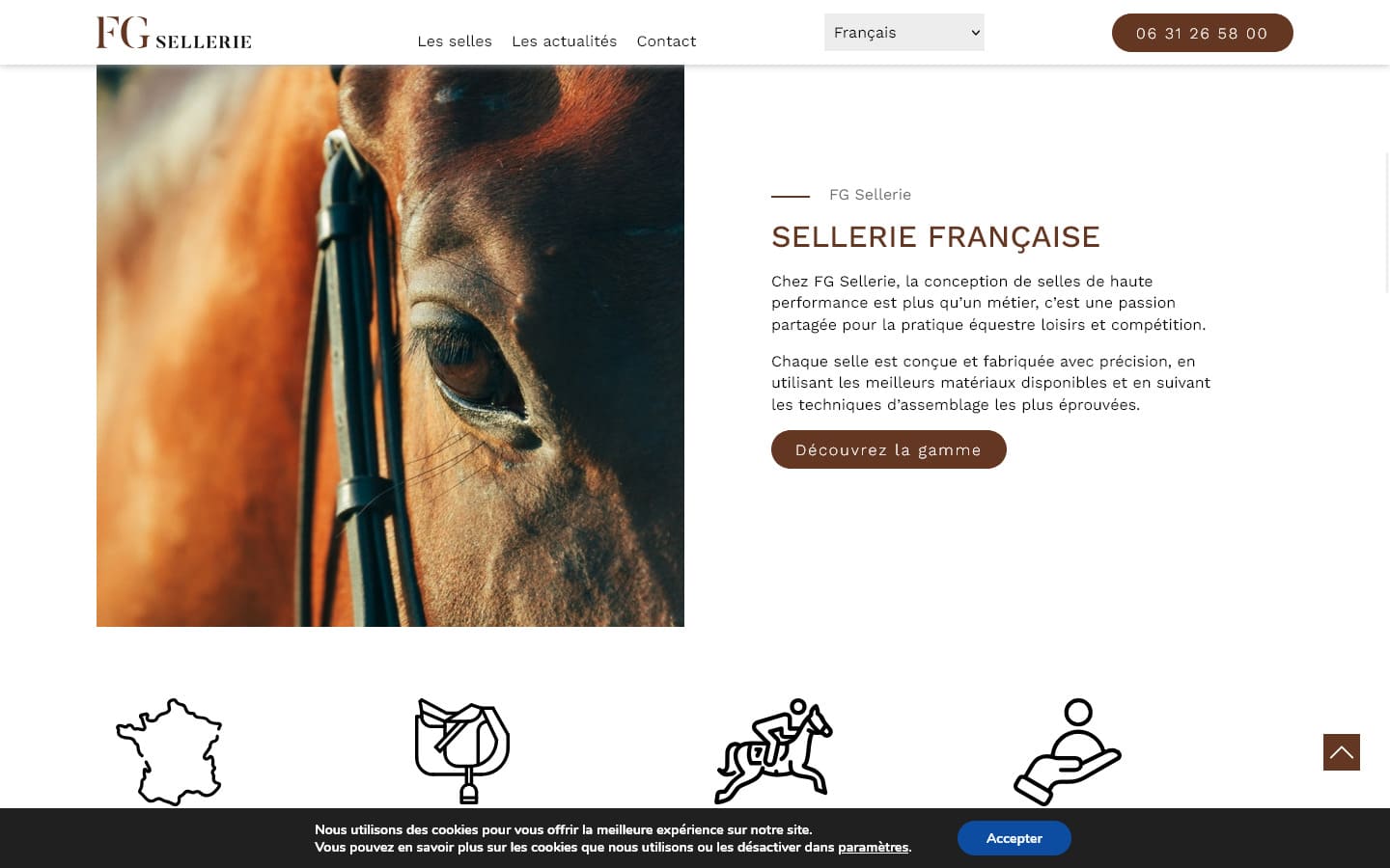 Site vitrine WordPress FG Sellerie