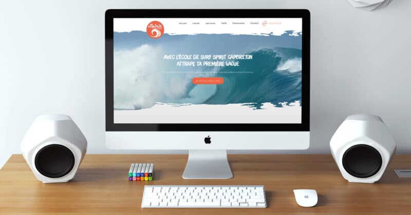 Refonte du site Internet de Spirit Surf School Capbreton