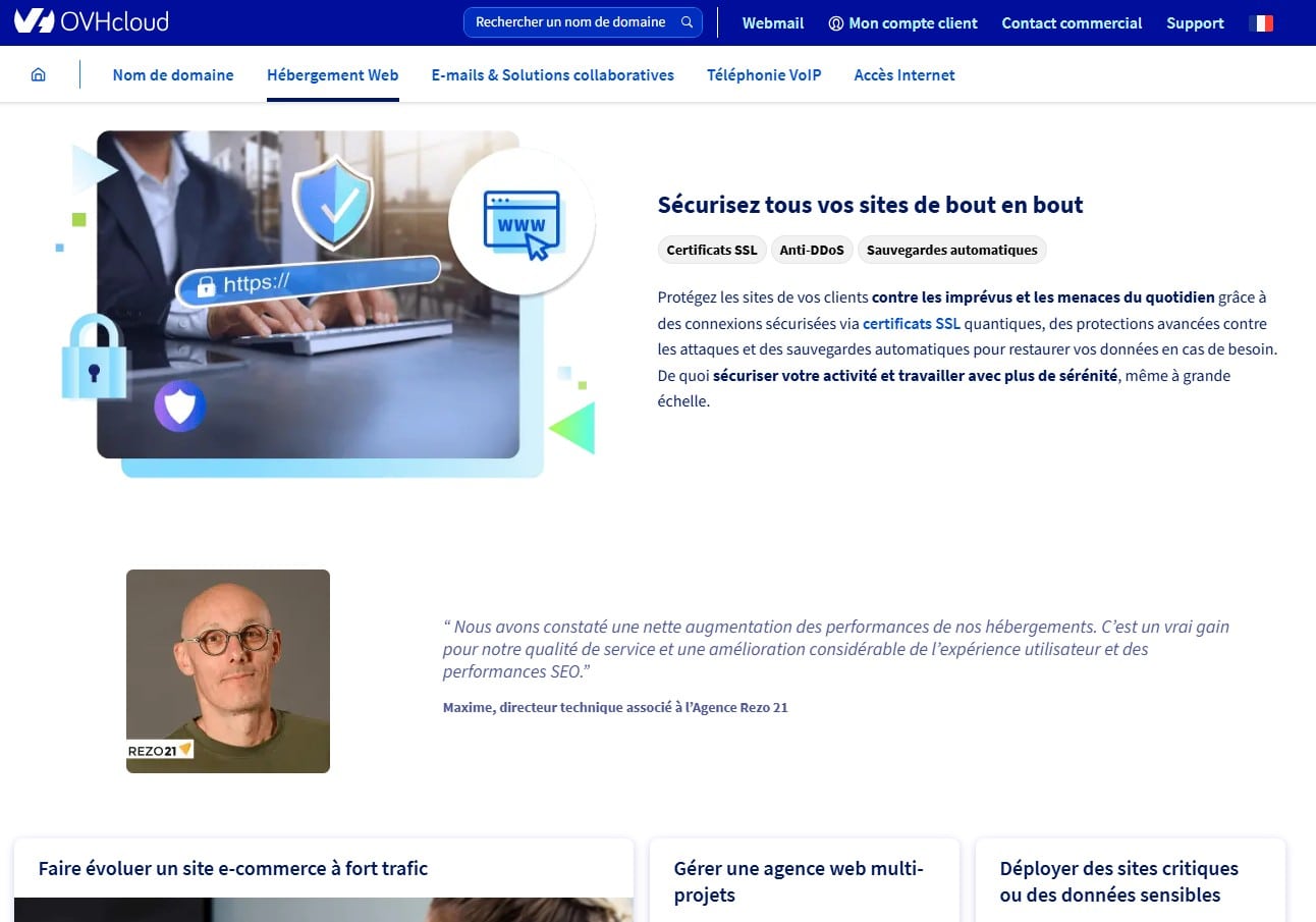 mise en avant ovhcloud